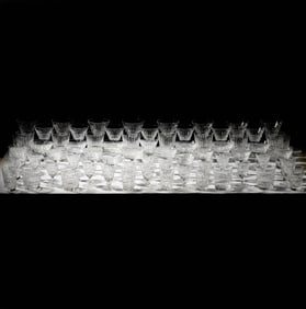 A Waterford Tramore Crystal Service