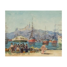 Frank Will, French 1900-1950, Saint-Tropez