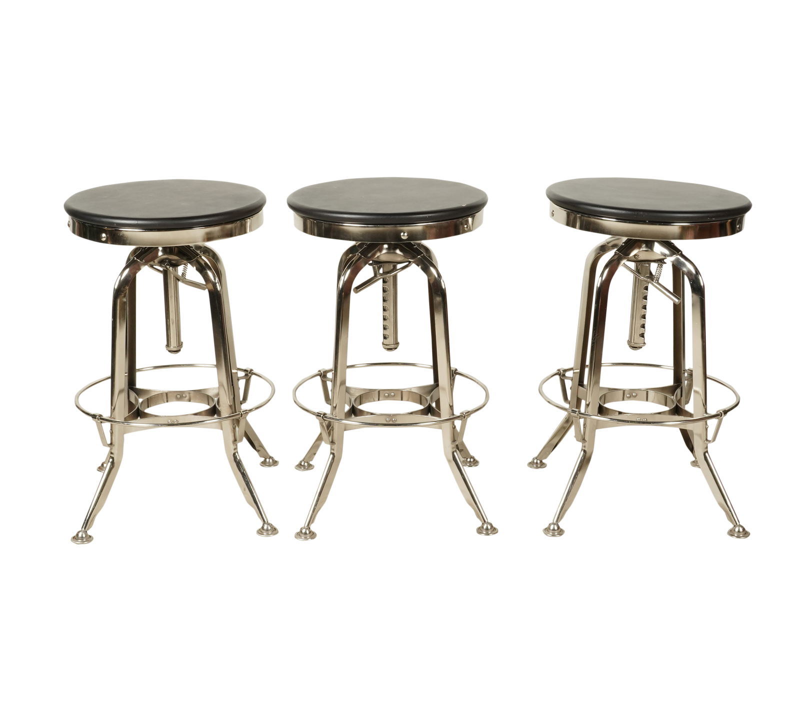 Three Restoration Hardware Toledo Adjustable Counter Stools (1 of 10)