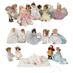 A Group of Madame Alexander Dolls