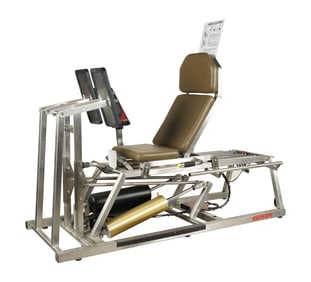 A Keiser Leg Press Cardio Exercise Machine