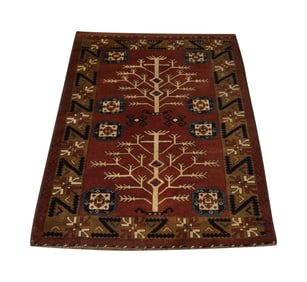 A Turkish Tree of Life Rug 4' x 5'