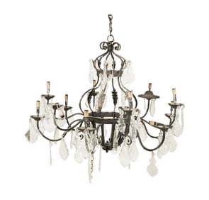 A Large 12-Light Chandelier