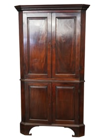 An English Corner Cabinet