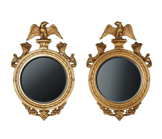 A Pair of Federal-Style Wall Mirrors