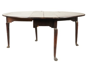 An English Oak Gateleg Table