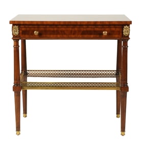 A Maitland-Smith Mahogany Side Table