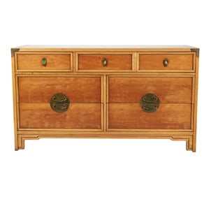 A Kent Coffey Lotus Chinoiserie Chest of Drawers