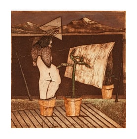 Norman Schwab, B. 1943, View From The Deck