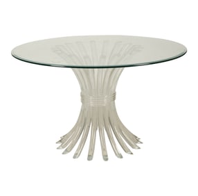 A Round Wheat Sheath Center Table
