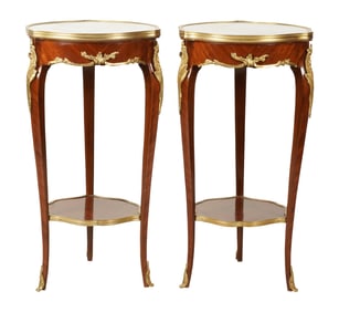 A Pair of Louis XV-Style Gueridons