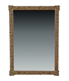 A Rectangular Giltwood Wall Mirror
