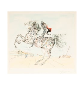 Salvador Dali, 1904-1989, Chevalier