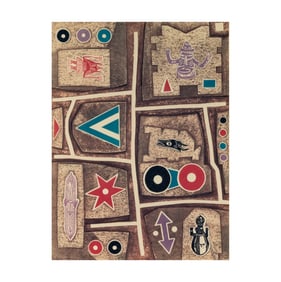 Nathaniel Bustion, B. 1942, Ancient Tapestry