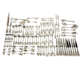 A Wallace Sir Christophe Sterling Flatware Service
