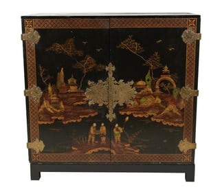 A Chinese-Style Cabinet on Stand