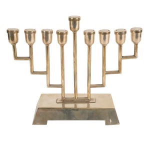 A Bier Sterling Menorah