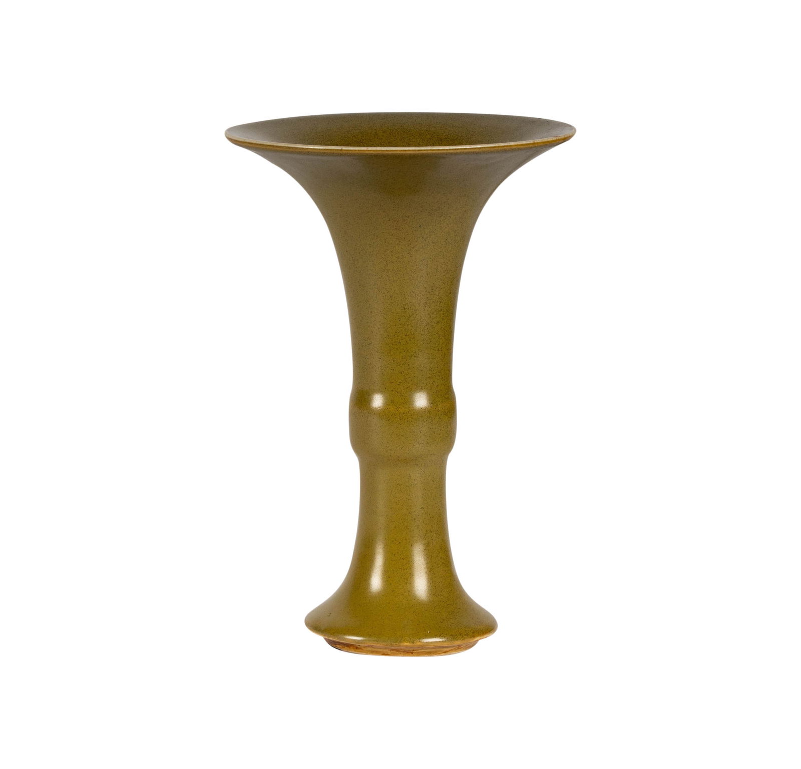 A Chinese Teadust-Glazed Beaker Vase (1 of 8)