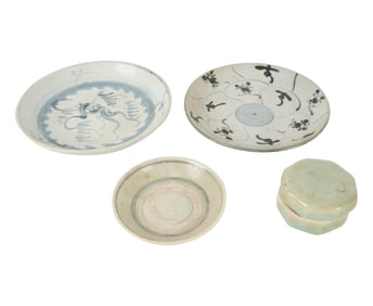 A Group of Asian Porcelain Articles