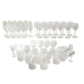 A Collection of Contemporary Glass Drinkware