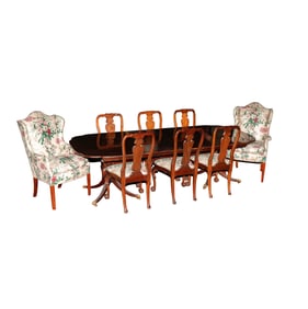 A Kindel Mahogany Dining Suite