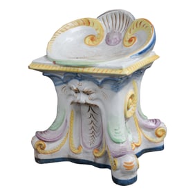 An Italian Ceramic Garden Seat