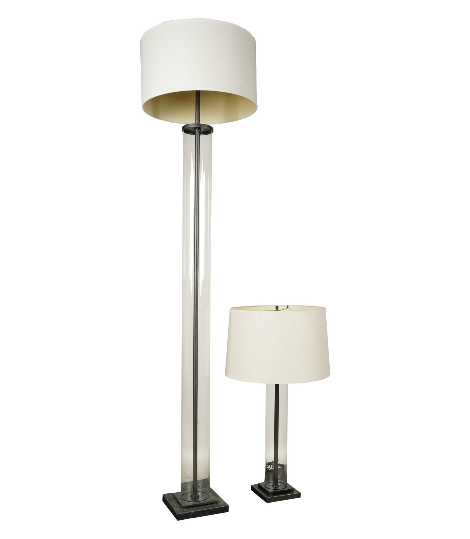 A Restoration Hardware Floor Lamp and Table Lamp (1 of 9)