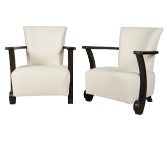 A Pair of Modernist Armchairs