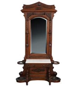 An American Renaissance Revival Hall Tree