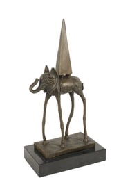 After Salvador Dali, 1904-1989, Space Elephant