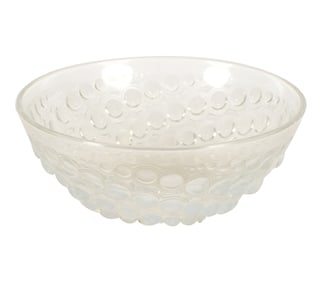 A Rene Lalique Volutes Molded Glass Bowl
