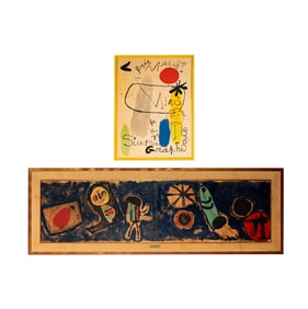 Joan Miro 1893-1983, Two Works