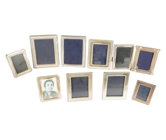 A Group of Sterling Picture Frames