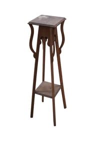 An English Arts and Crafts Oak Fern Stand