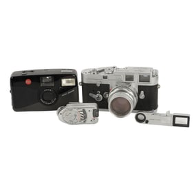 A Leica M3 Camera and Leica Minizoom