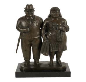 After Fernando Botero, 1932-2023, Couple
