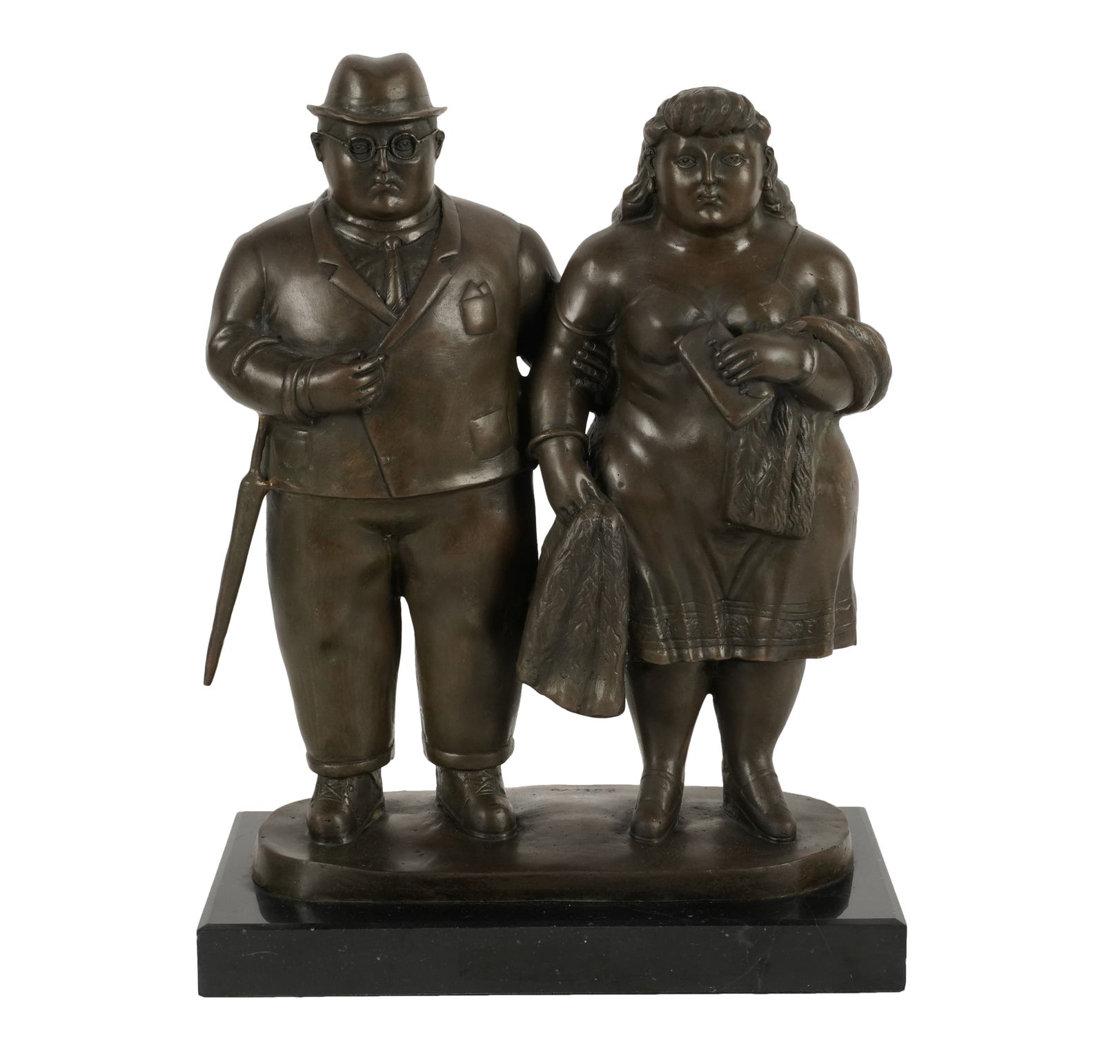 After Fernando Botero, 1932-2023, Couple (1 of 8)
