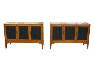 Two Mid-Century Modern Teak Cabinets