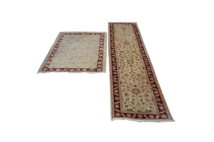 Two Persian-Style Rugs 11'7" x 2'9" and 5'9" x 4'1"