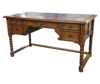 A Sligh Oak Desk