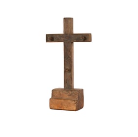 An Antique Wooden Cross