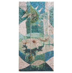Dan Toledo, Mid-20th Century, Mosaic Tile Panel