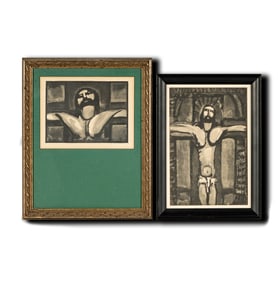 Georges Aubert Rouault, French 1871-1958, Two Plates