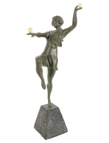 An Art Deco-Style Figure of a Dancer