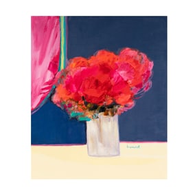 Claude Hemeret, B. 1929, Bouquet au Miroir