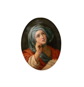 An Italian Carved Giltwood Frame