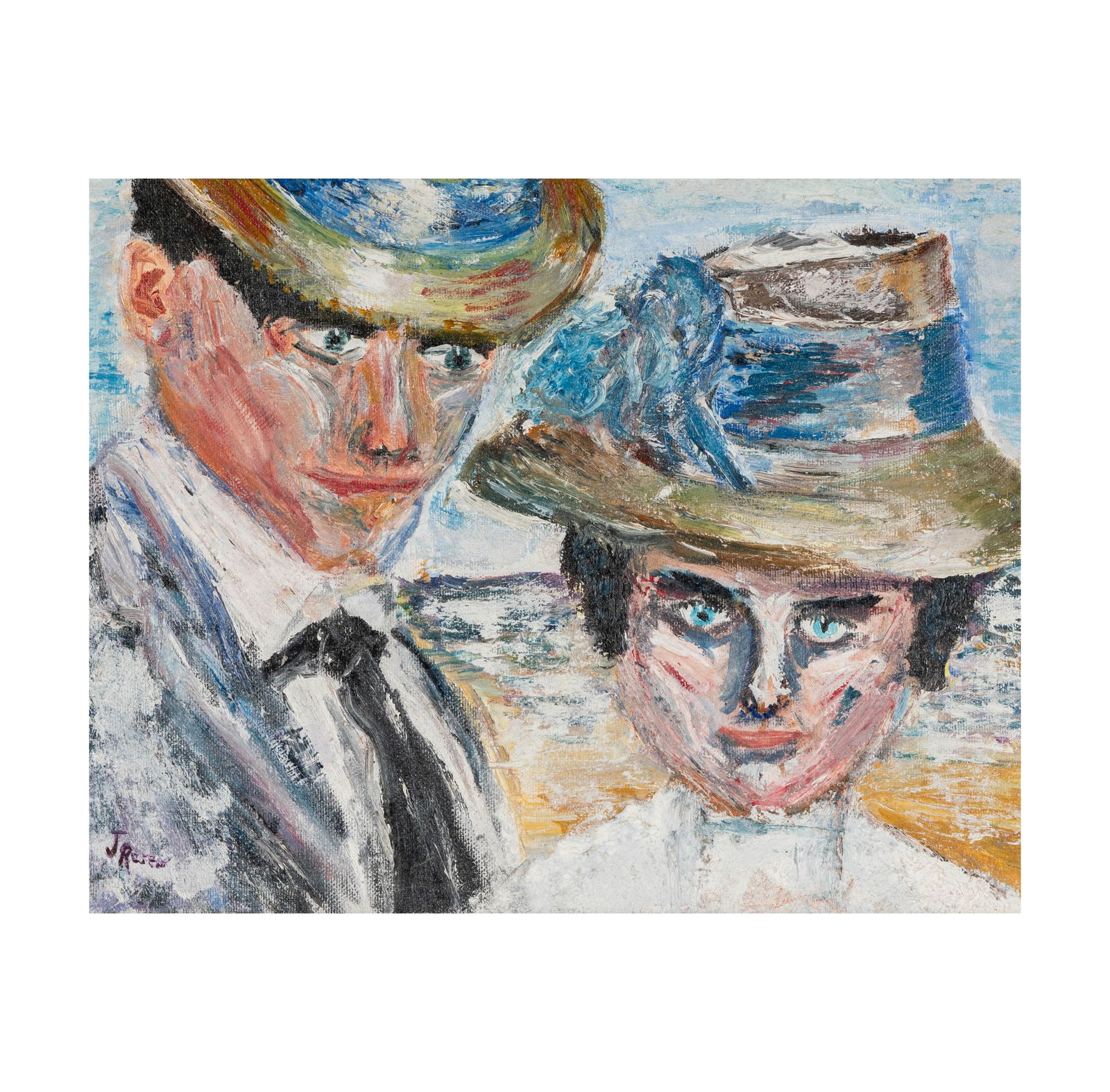 John Rosen, 20th Century, Untitled (Man and Woman) (1 of 8)