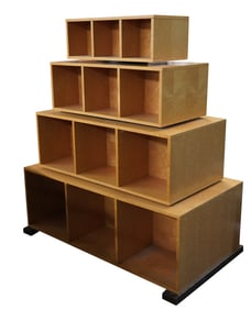 Mario Bellini: Quadra Revolving Double Bookcase