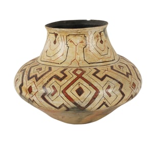 A Shipibo Peruvian Pottery Jar