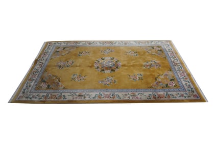 A Chinese Rug 9'1" x 6'
